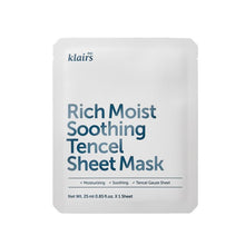 Load image into Gallery viewer, KLAIRS Rich Moist Soothing Tencel Sheet Mask 25ml
