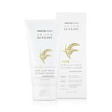Load image into Gallery viewer, [THANK YOU FARMER] Rice Pure Clay Mask to Foam Cleanser 150ml
