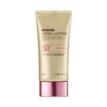 Load image into Gallery viewer, THE FACE SHOP Power Long Lasting Tone Up Sun Pink SPF 50+ PA++++ 50ml
