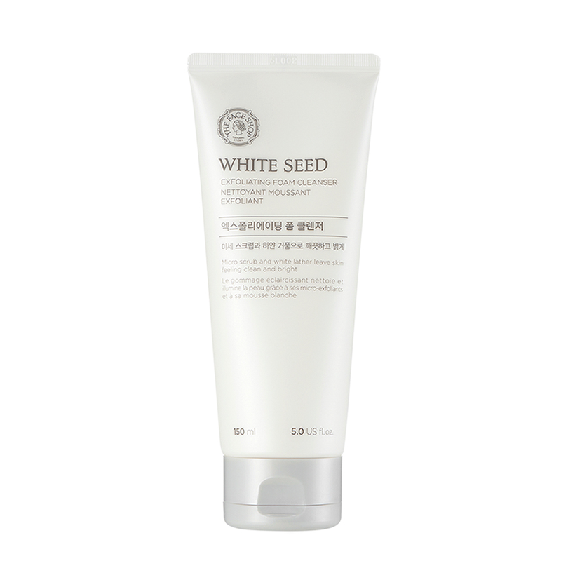 THE FACE SHOP White Seed Brightening Exfoliating Foam Cleanser 150ml