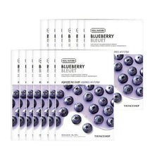 Load image into Gallery viewer, THE FACE SHOP REAL NATURE Face Mask #Blueberry (20g X 10ea)
