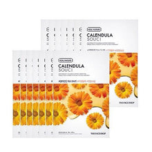 Load image into Gallery viewer, THE FACE SHOP Real Nature Face Mask #Calendula (20g X 10ea)
