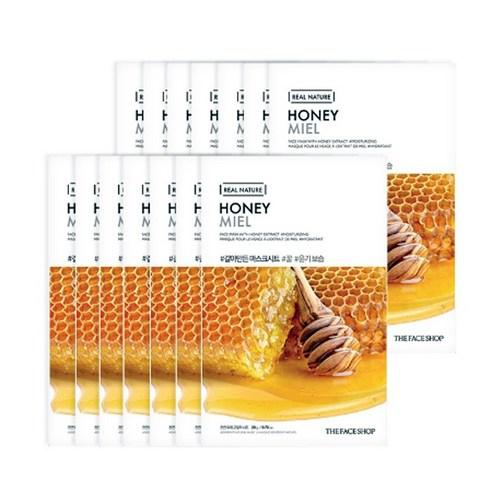 THE FACE SHOP REAL NATURE Face Mask #Honey (20g X 10ea)