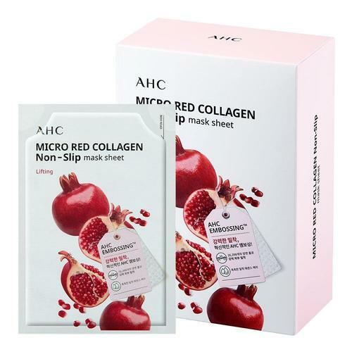 AHC Micro Red Collagen Non-Slip Mask Sheet SET 33ml X 10ea