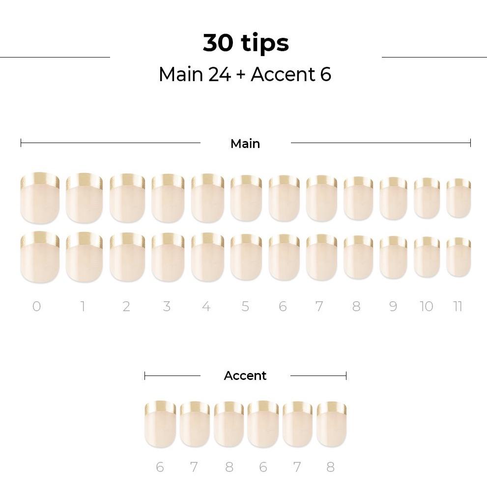 [DASHING DIVA] MAGIC PRESS DESIGN 30 Tips #Gold French