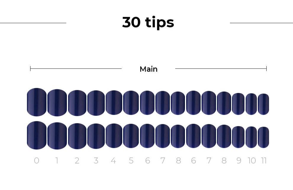 [DASHING DIVA] MAGIC PRESS DESIGN 30 Tips #Indigo Blue
