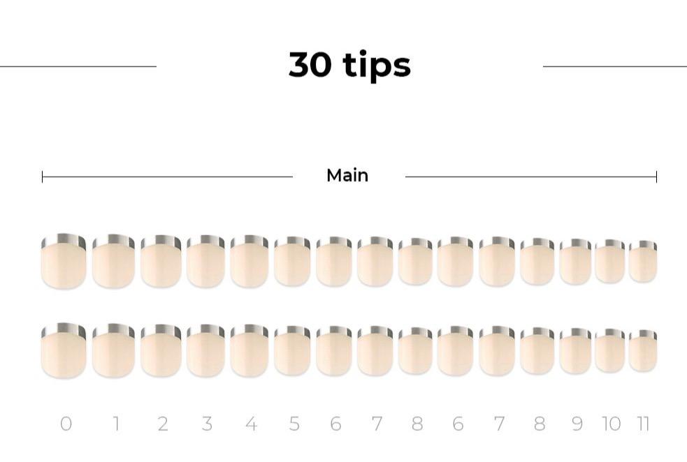 [DASHING DIVA] MAGIC PRESS DESIGN 30 Tips #Silver French