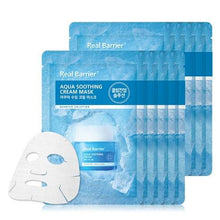 Load image into Gallery viewer, [Real Barrier] Aqua Soothing Cream Mask Sheet 30ml X 10ea
